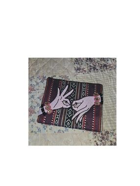 Cala Mari Bling Eyes Zipper Bag